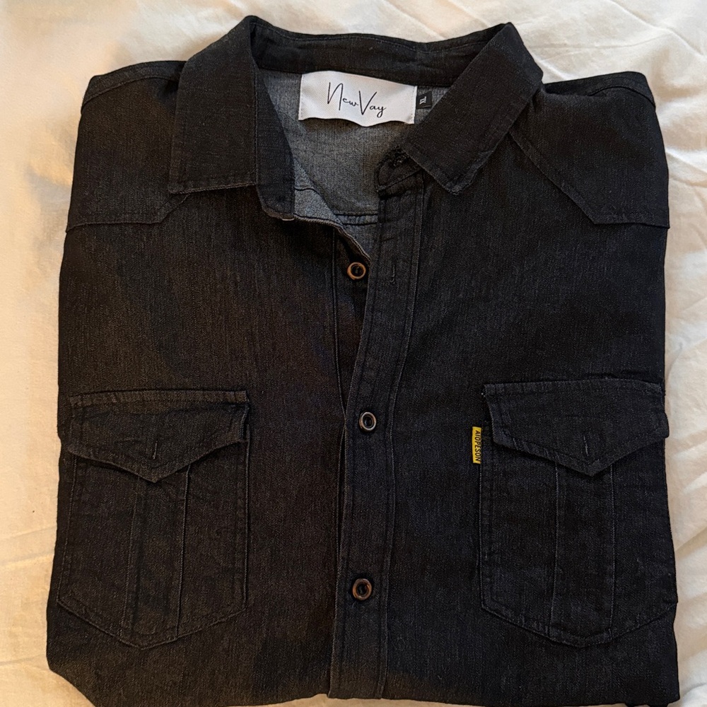 New Vay Denim Western Shirt - Picture 3 of 3
